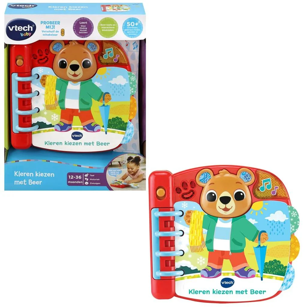 Vtech Baby Boekje Baby Kleren Kiezen Met Beer - Image 6