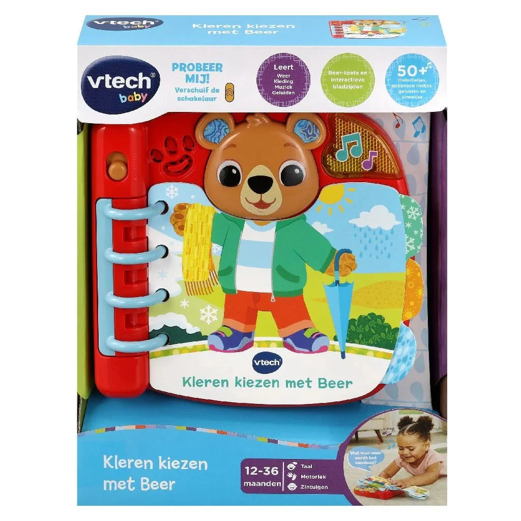 Vtech Baby Boekje Baby Kleren Kiezen Met Beer - Image 7