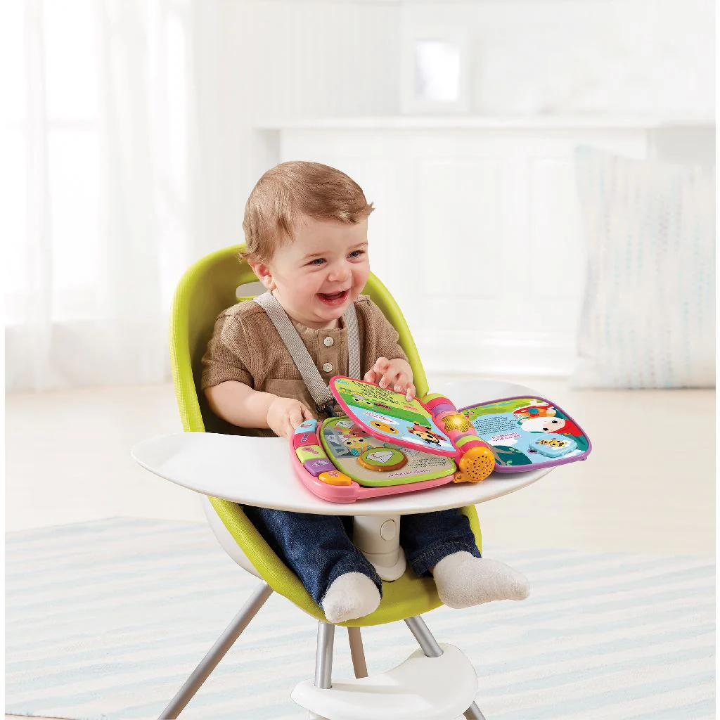 Vtech Baby Boekje Dierenvriendjes Liedjes Roze - Image 5