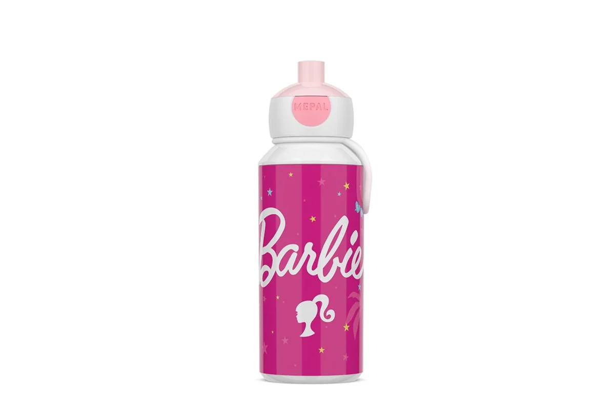 Waterfles pop-up Campus 400 ml - Barbie