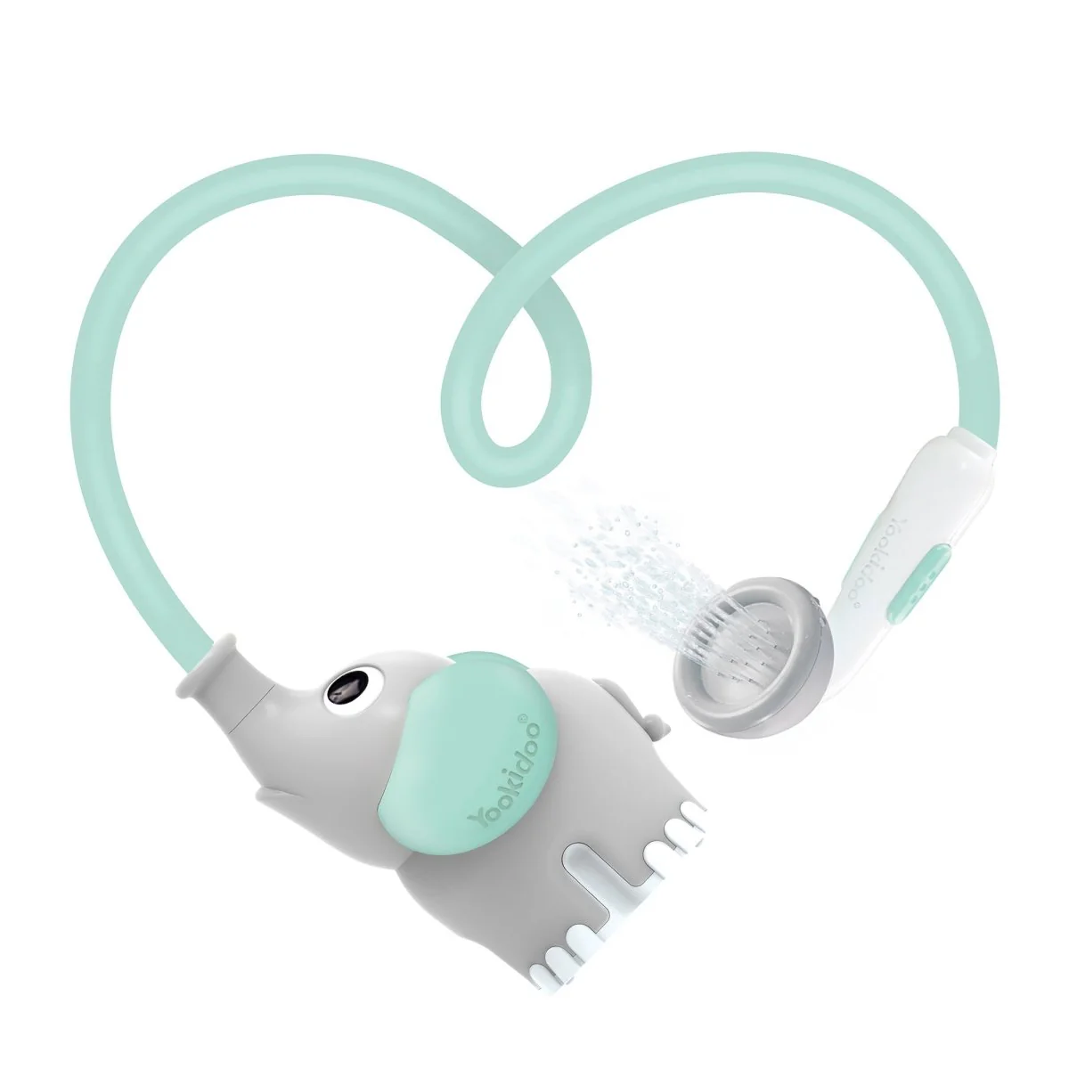 Yookidoo Badspeelgoed Olfiant Douche Turquoise - Image 2