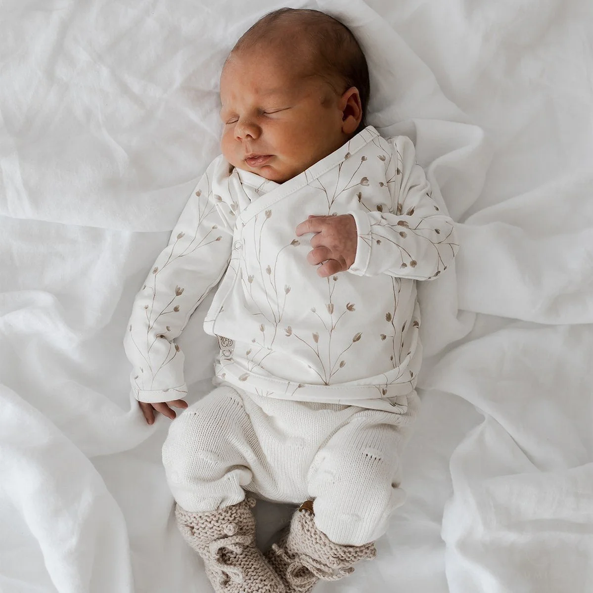 Yumi Baby Overslag Shirt Baby Fresh Twigs - Image 2