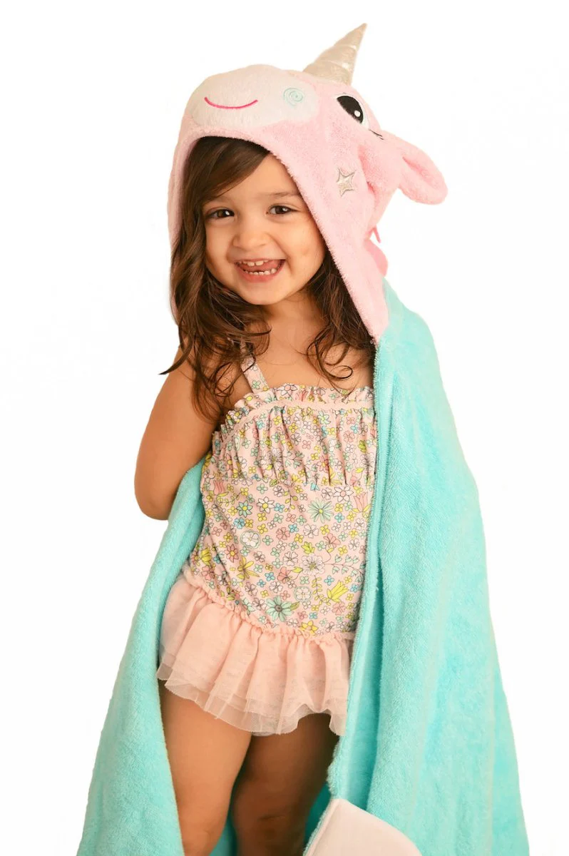 Zoocchini Badcape Baby Allie The Alicorn Katoen - Image 4