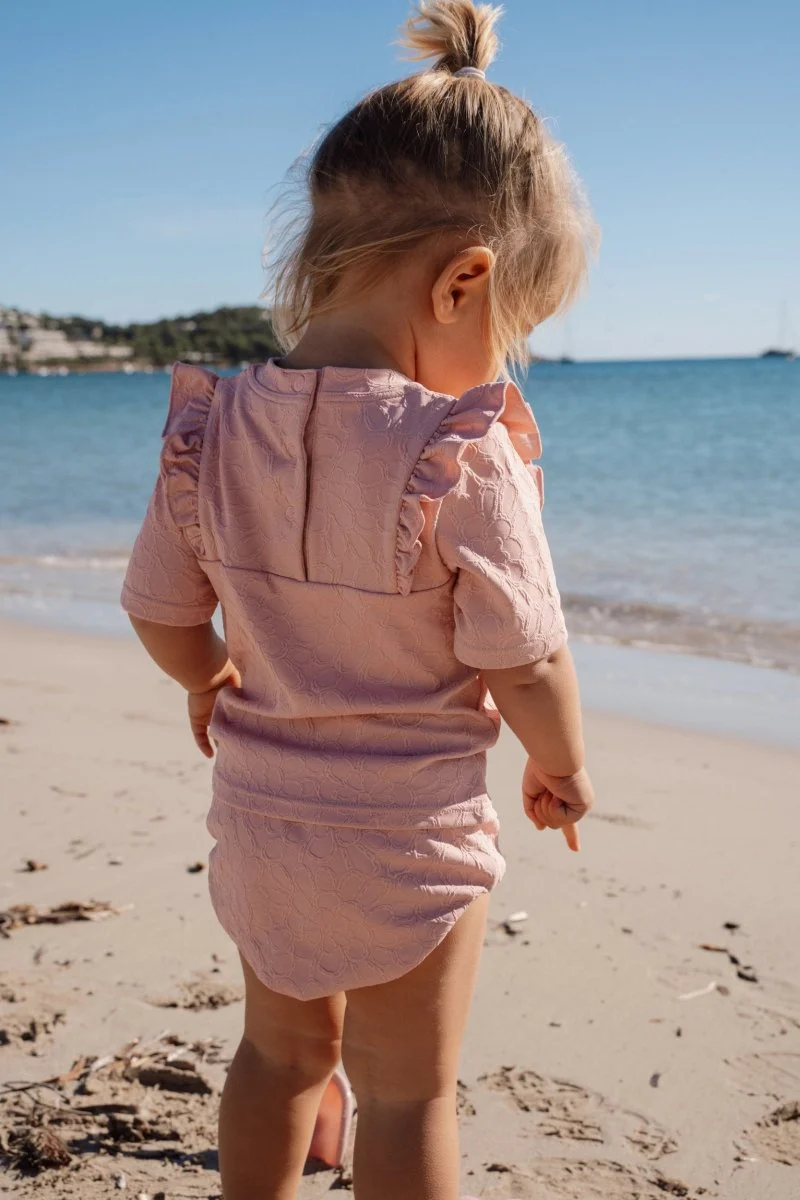 Zwem shirt korte mouwen Dreamy Pink Rose - Image 14